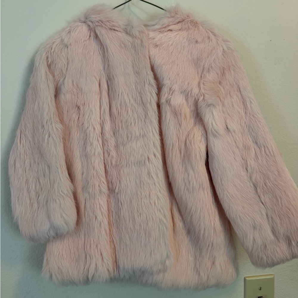 Genuine Fur Hooded Coat VGUC